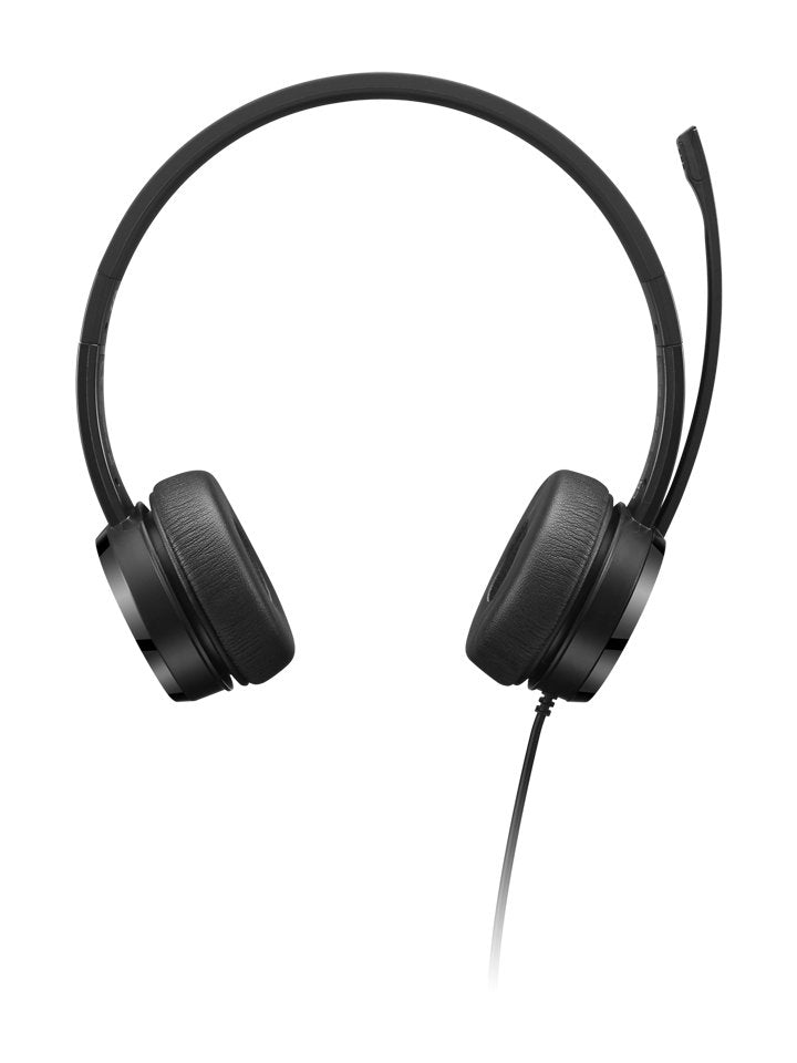 Lenovo Usb-A Wired Stereo On-Ear Headset With Control Box