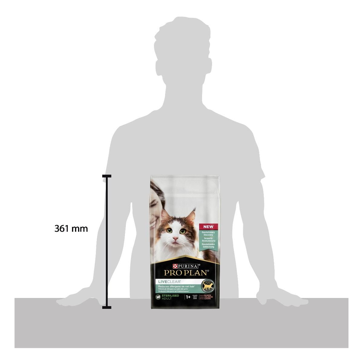 Purina Pro Plan Liveclear Sterilised Adult Bogata W Lososia 1,4kg