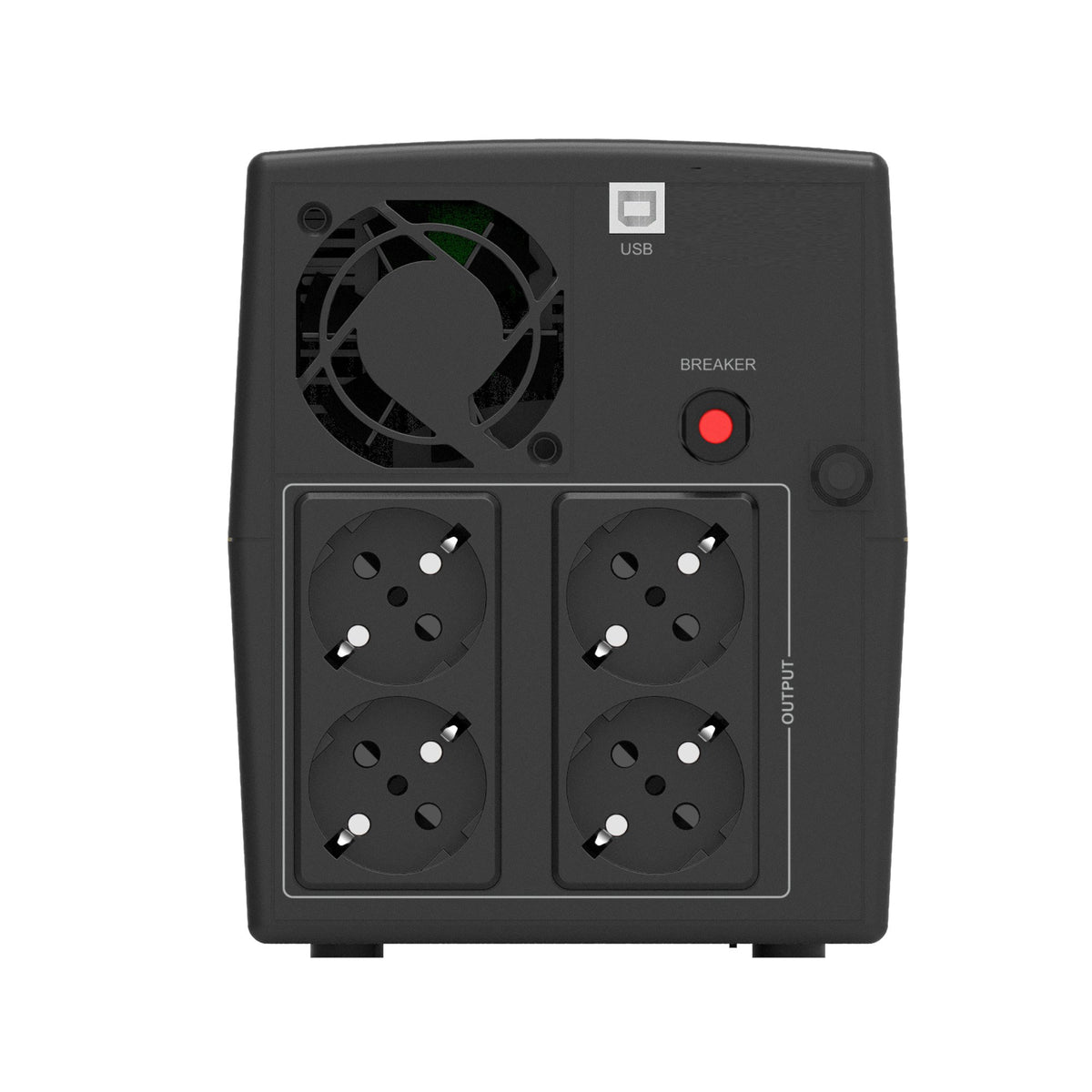 EAN 5605922008711 - Phasak Sirius sistema de alimentación ininterrumpida (UPS) Línea interactiva 2,26 kVA 1320 W 4 salidas AC imagen 3