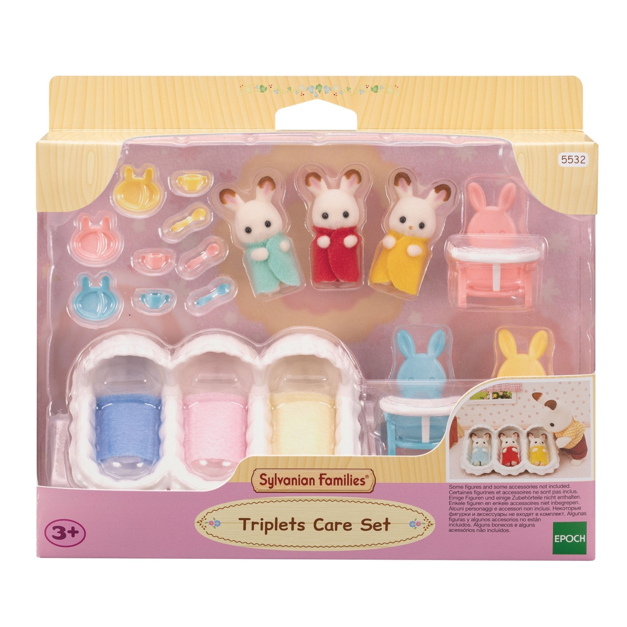 Epoch Sylvanian Families - Erstausstattung Para Drillinge L5532