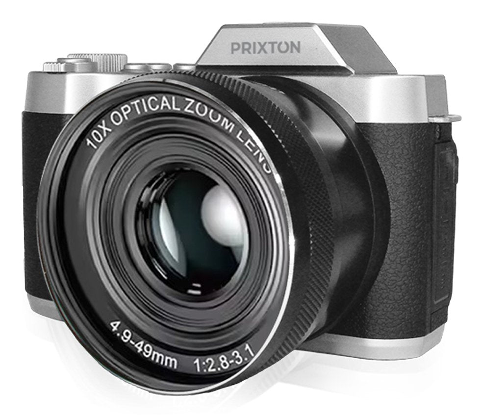 Cámara Prixton Nomad Dc950 64mp 4k 3840p 85 Min Autonomía Pantalla 2.88? Ips 640 X 480 Función Anti Shake Negro