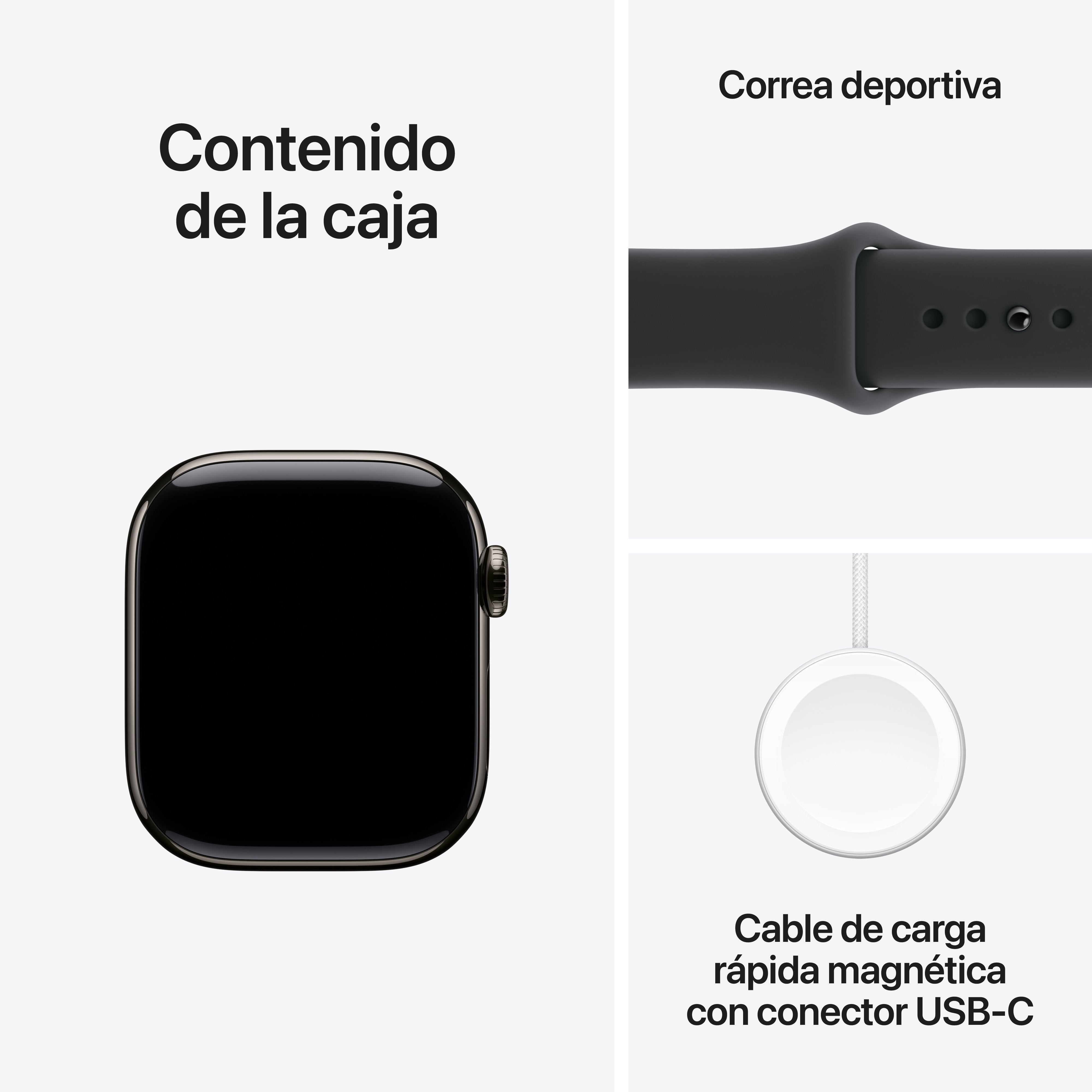 EAN 0195950471687 - Apple Watch Series 11 OLED 42 mm Digital 374 x 446 Pixeles Pantalla táctil 5G Titanio Wifi GPS (satélite) imagen 8