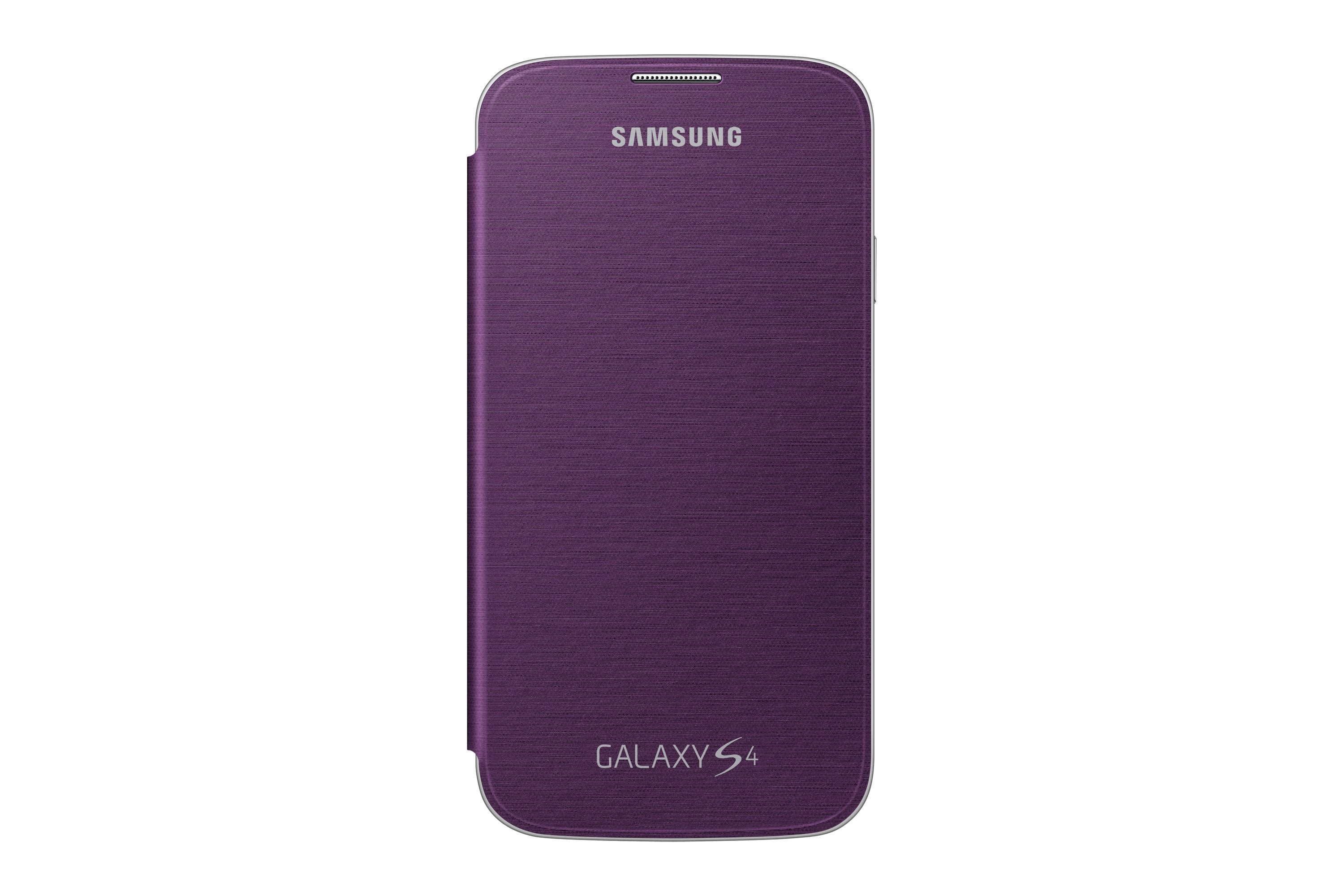Funda Con Tapa Para Smartphone Samsung Galaxy S4 Blanca