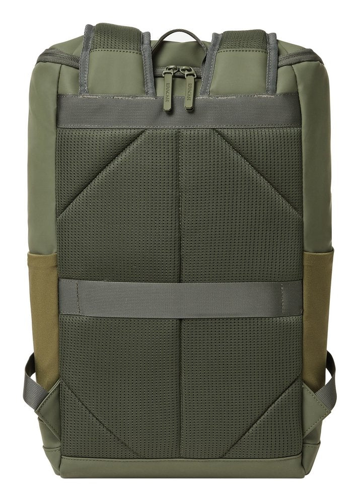 EAN 4260709015644 - Rivacase Eden mochila Mochila de viaje Oliva cuero PU, Poliéster, Tereftalato de polietileno reciclado (r imagen 8