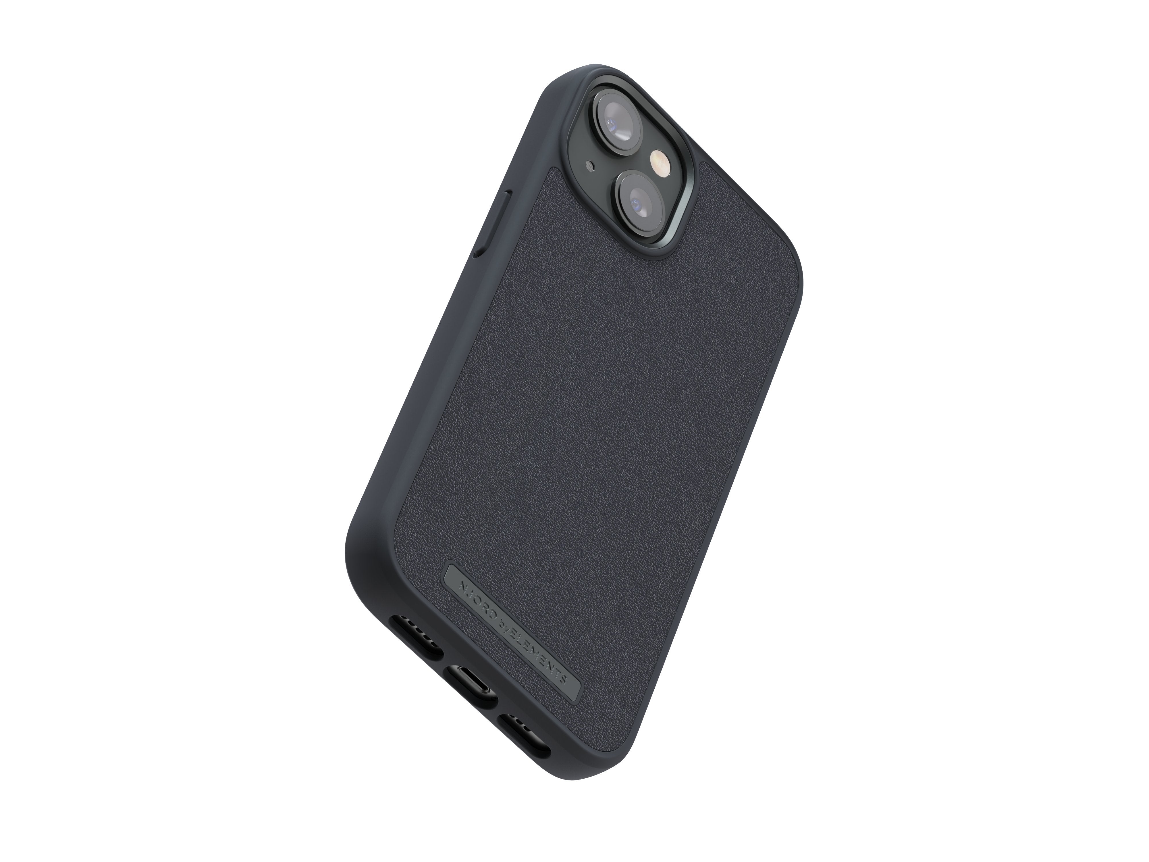Funda Magsafe Iphone 12/13/14 Piel Negro Njord