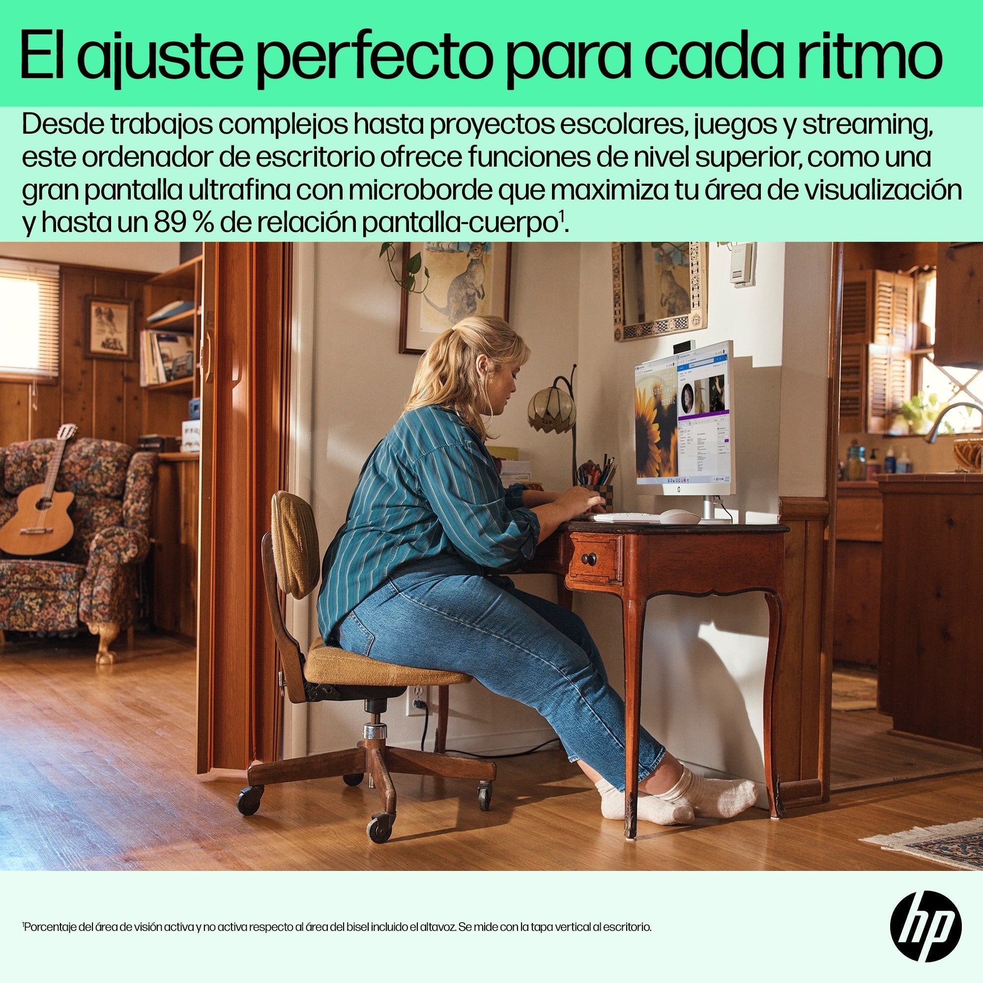 All In One  Hp 24-Cr0073ns R5-7520u 16gb 512gb W11h