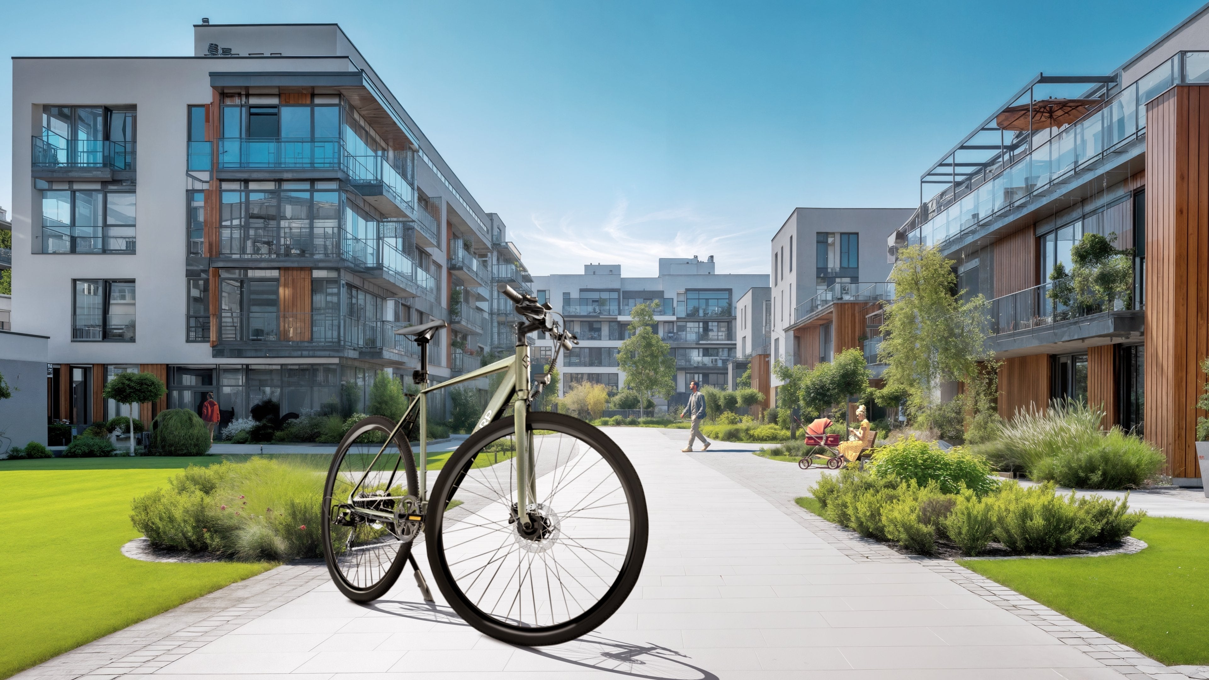 Sharp Gravel E-Bike 250w Motor App 70km GrN Glanz