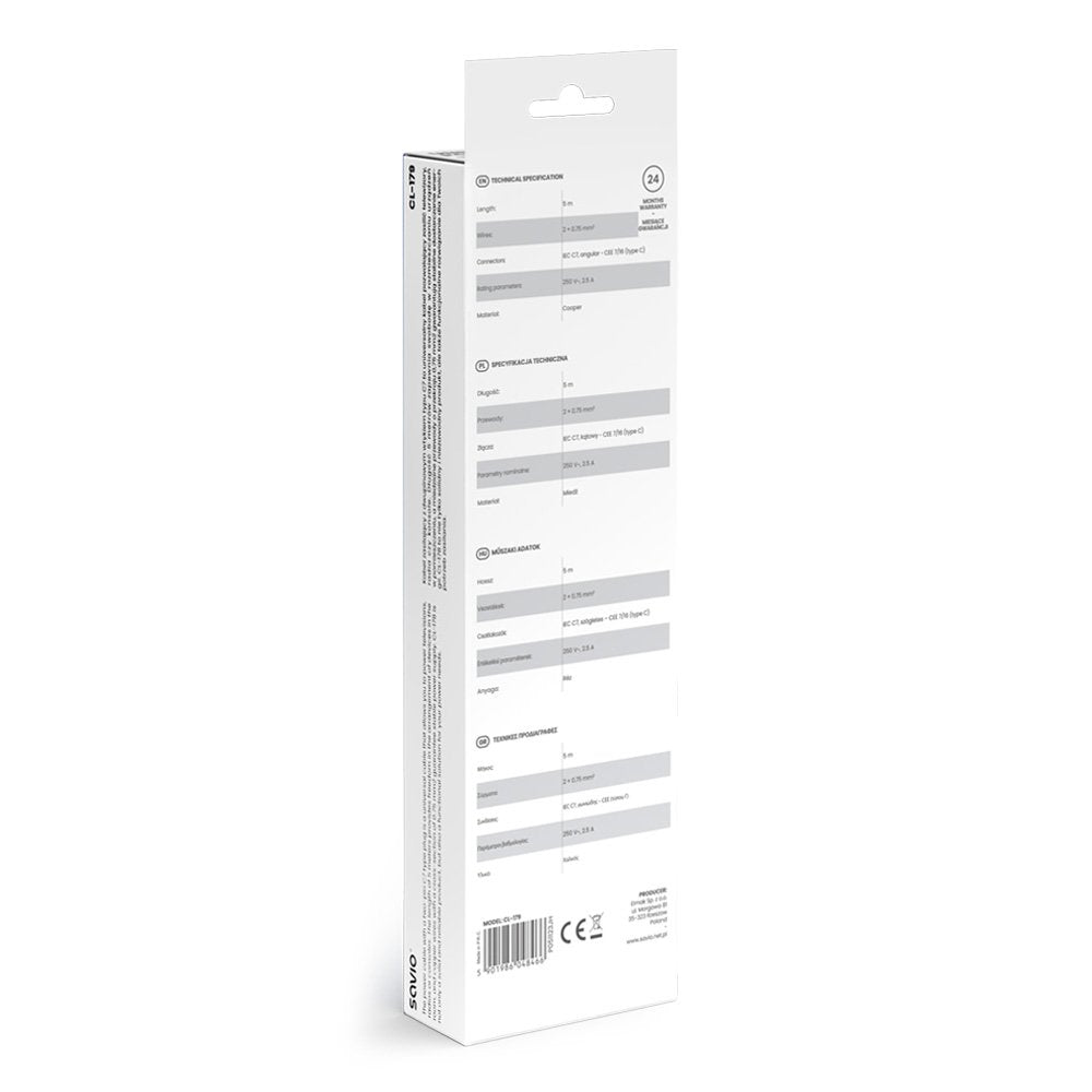 Cable Alimentación Universal Savio Cl-179