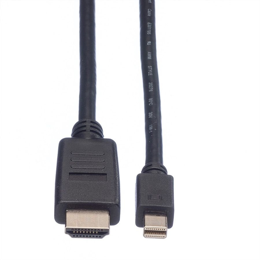 EAN 7611990135677 - VALUE 11.99.5792 adaptador de cable de vídeo 3 m Mini DisplayPort Negro imagen 3