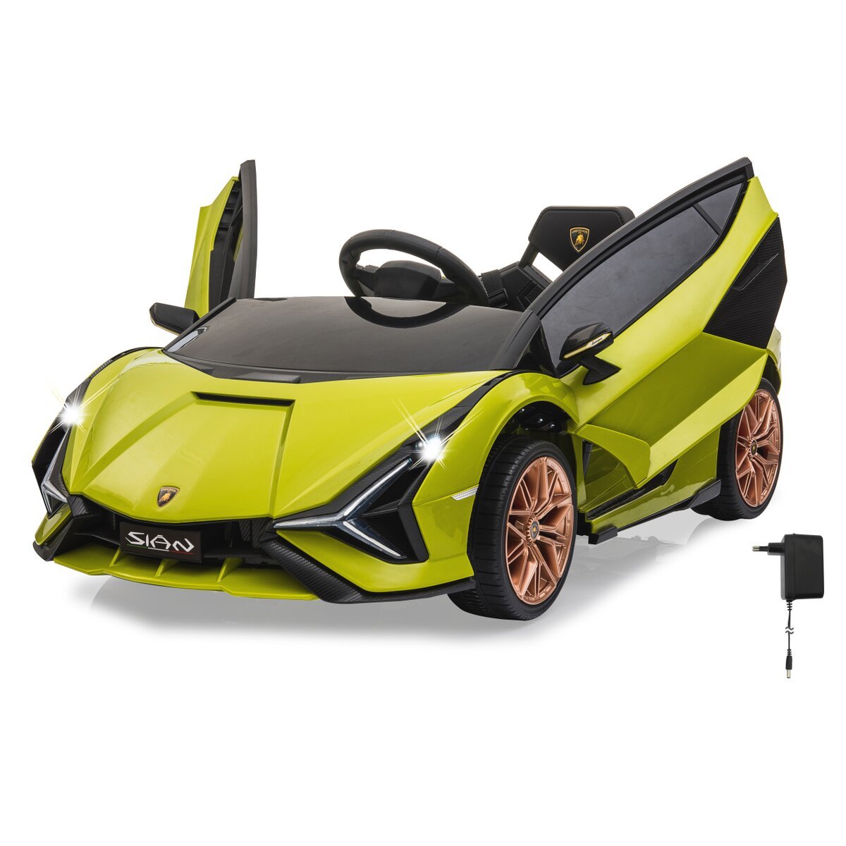 Jamara Ride-On Lamborghini Sian Verde 37 Mhz 3+