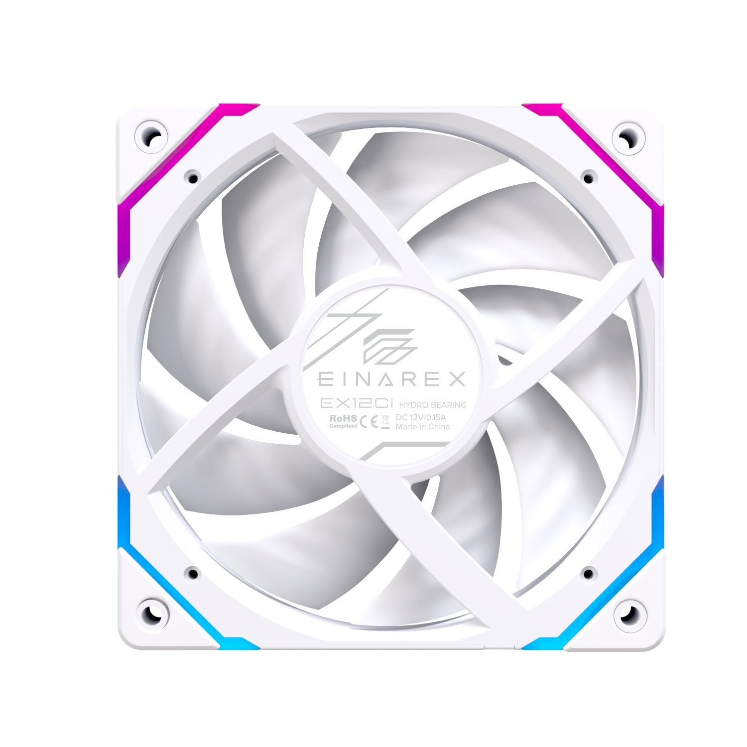 EAN 6977277360257 - Einarex EXFN-12CI1-W sistema de refrigeración para ordenador Carcasa del ordenador Ventilador 12 cm Blanc imagen 5