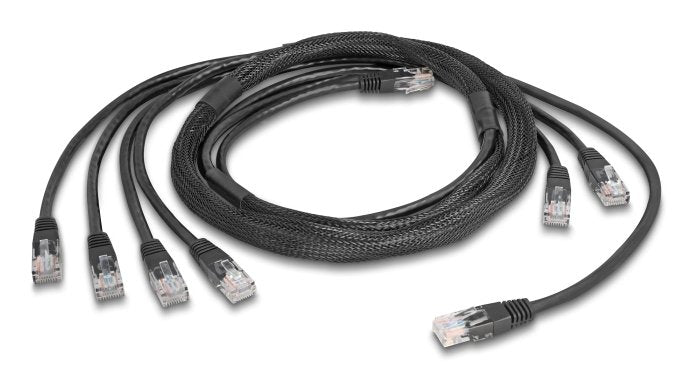 Delock Rj45 Trunk-Cable 4 X Stecker Zu 4 X Stecker Cat.5e Utp Schwarz