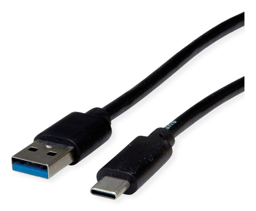 Roline Rm Usb 3.2 Gen 1 Cable, A-C, St St, Schwarz, 1 M