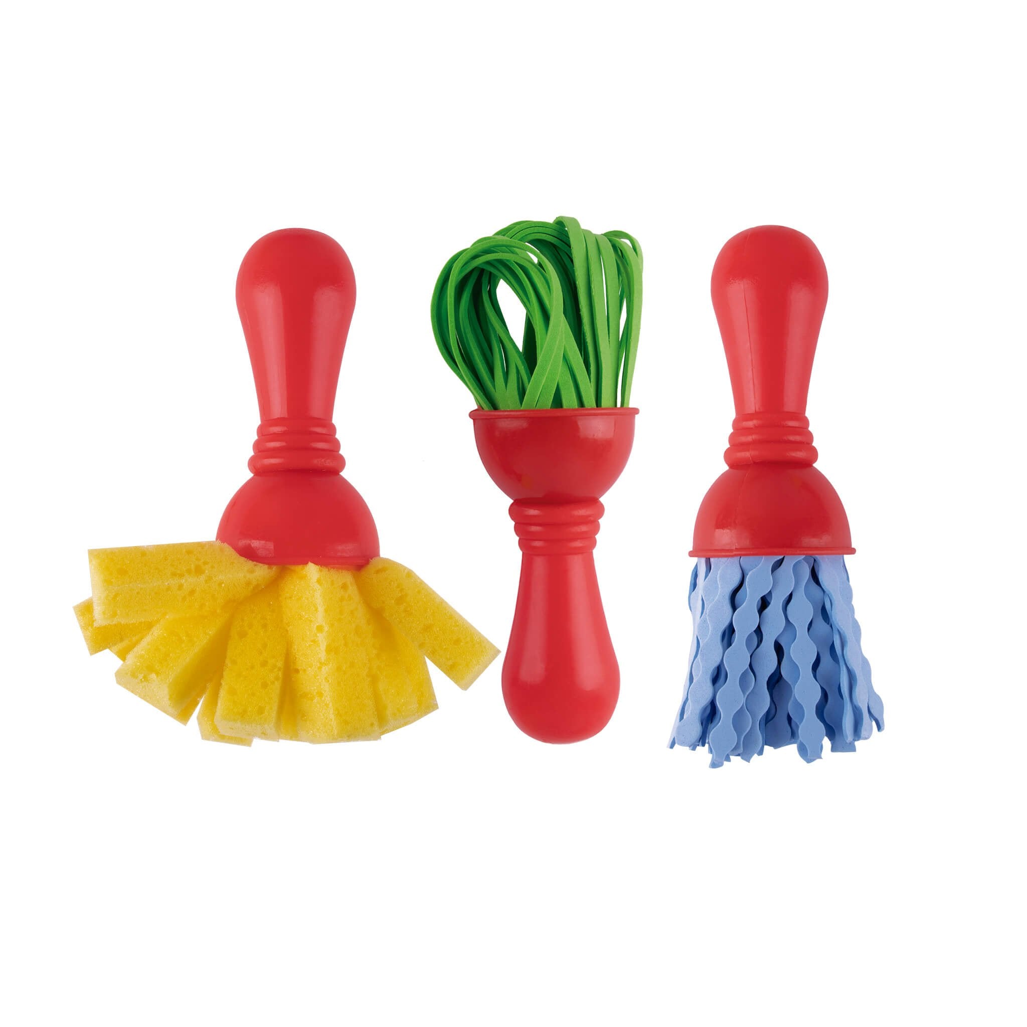 Apli Pinceles Paint&Fun Maxi Goma Eva Y Esponja Paint & Fun Bolsa De 3 C/Surtidos