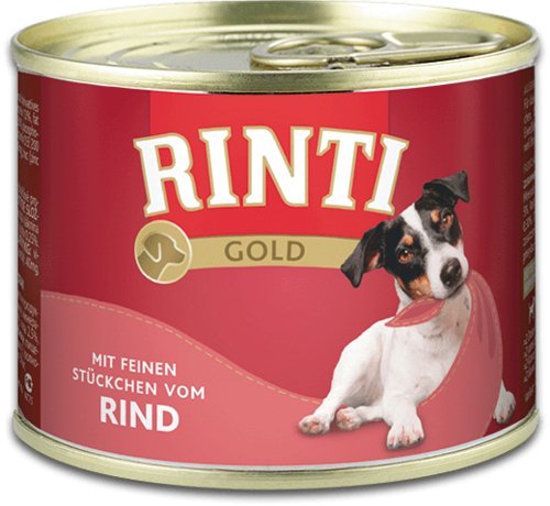 EAN 4000158910394 - RINTI Gold Ternera Adulto 185 g imagen 1