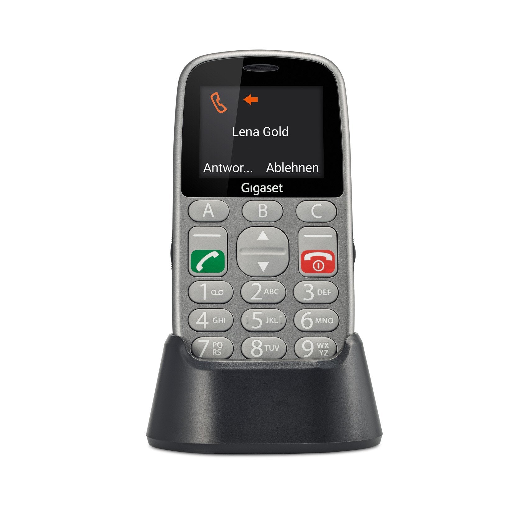 Movil Smartphone Gigaset Life Series Gl390 Gris 2.2/ Microsd Hasta 32gb / 800 Mah / Sos / Base Carga
