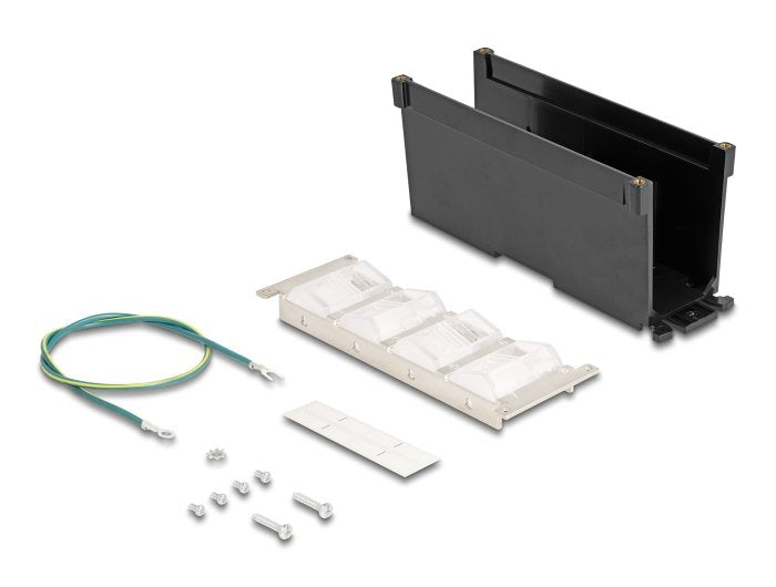 Keystone Halterung 8 Port Neigbar Für Hutschiene Oder Wandmontage