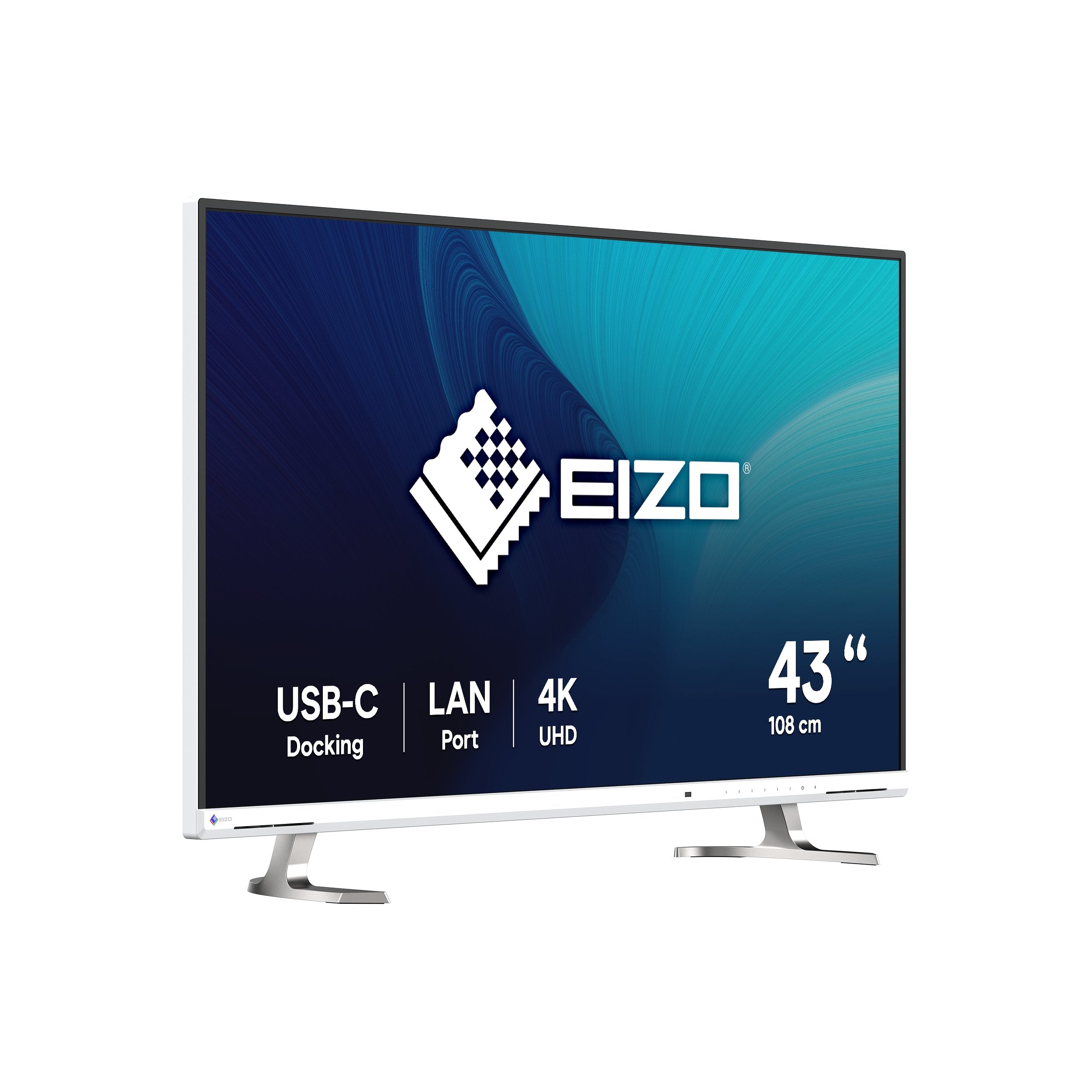 Monitor Eizo Ev4340x-Wt Led 42,5", Blanco, Ultrahd 4k, Ips, Mando A Distancia, Usb-C Ev4340x-Wt