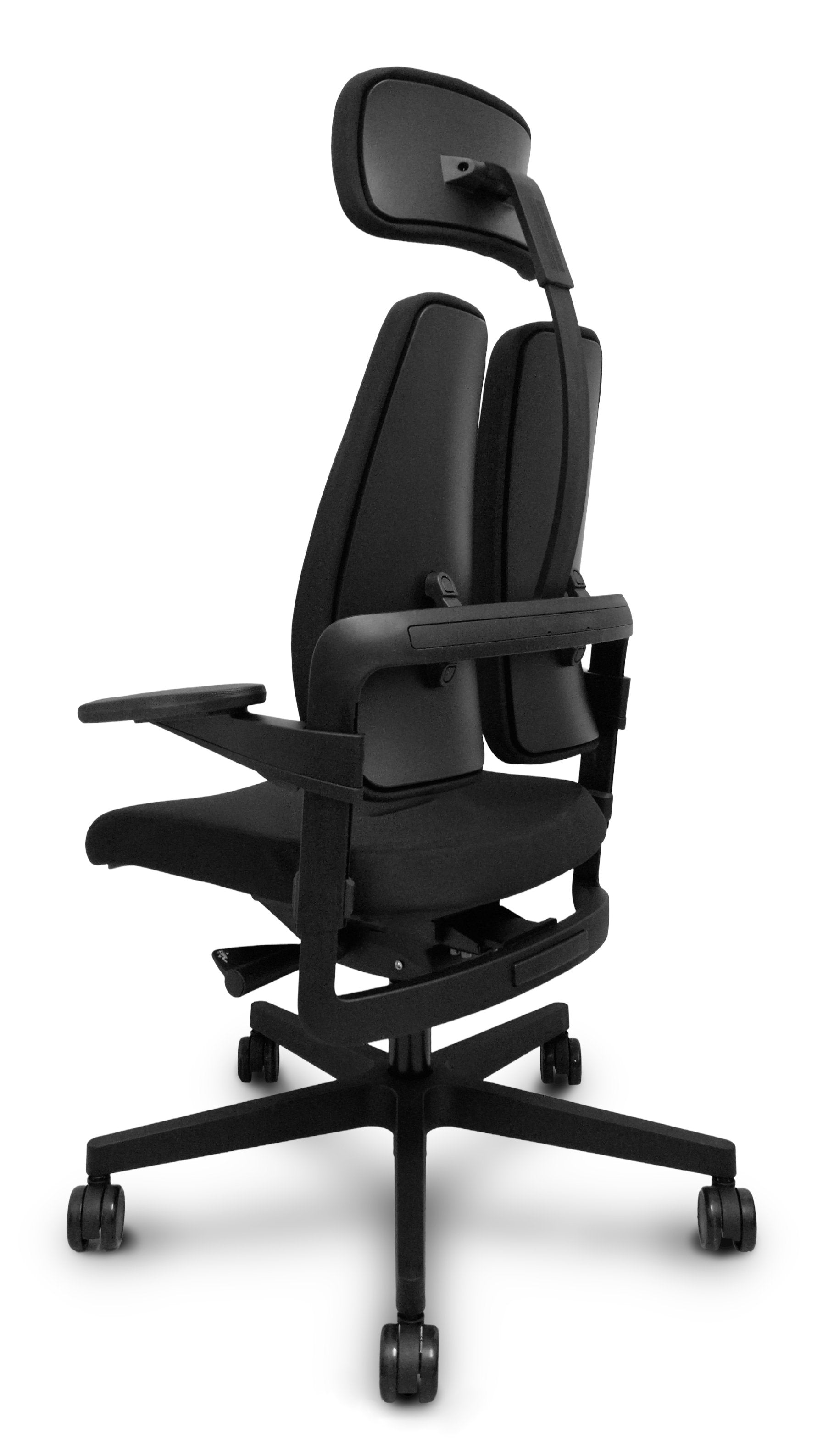 Piqueras Y Crespo Nowy Styl Silla Xilium Duo Traslack Tejido Era Negro Brazos 3d Y Cabecero