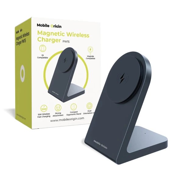 Mobile Origin Magnetic Wireless Charger Pw15 Magsafe Compatible