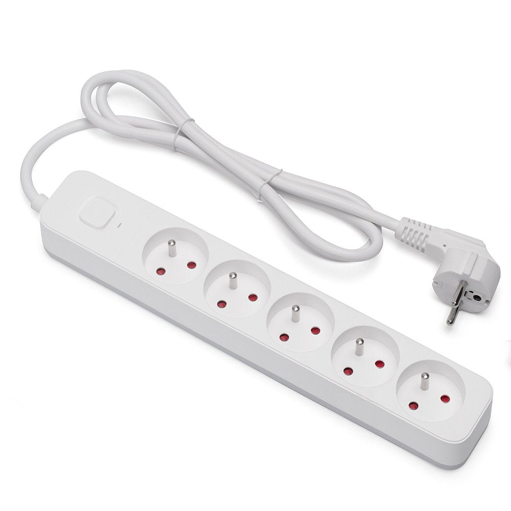 Regleta De 5 Enchufes 3m Blanco Savio Lz-09