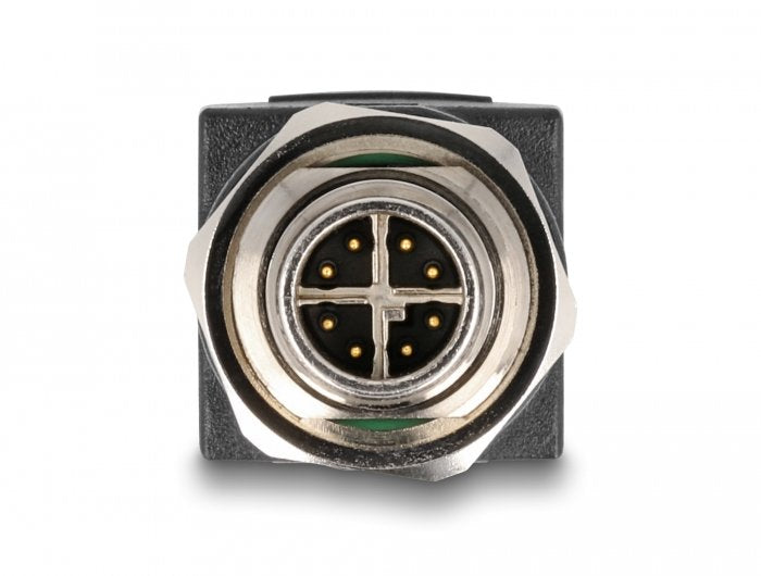 Delock M12 Adaptador X-Kodiert 8 Pin Macho A Rj45