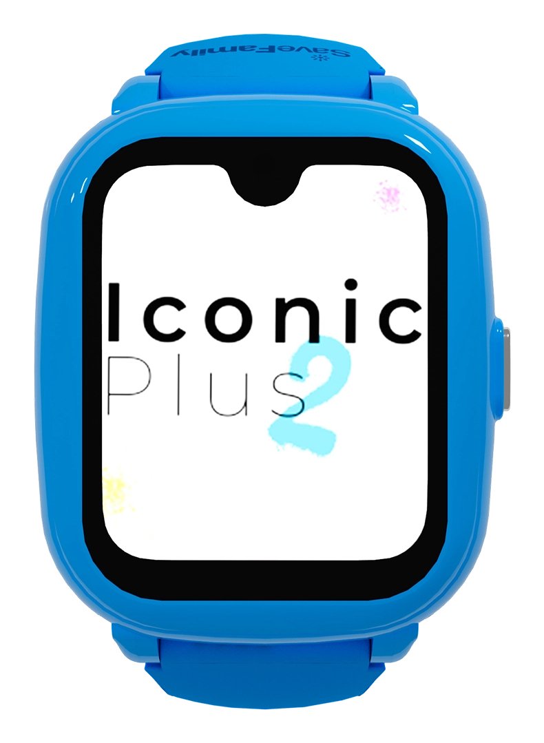 Savefamily Reloj Inteligente Infantil Iconic Plus 2 Con Gps Y Llamada - Ip67 - Bateria 850mah - Ia - Azul