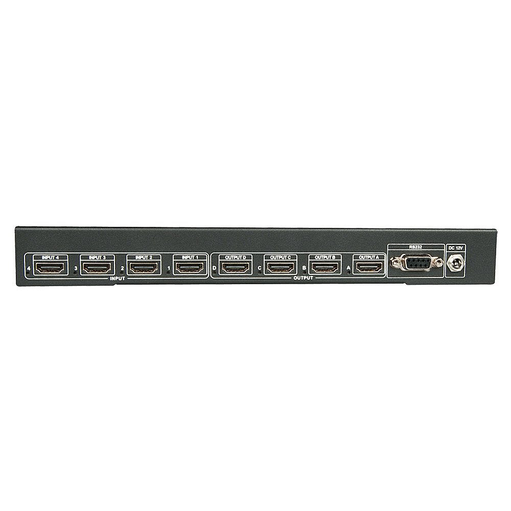 Lindy Conmutador Matriz Hdmi 4k Uhd 10.2g 4x4