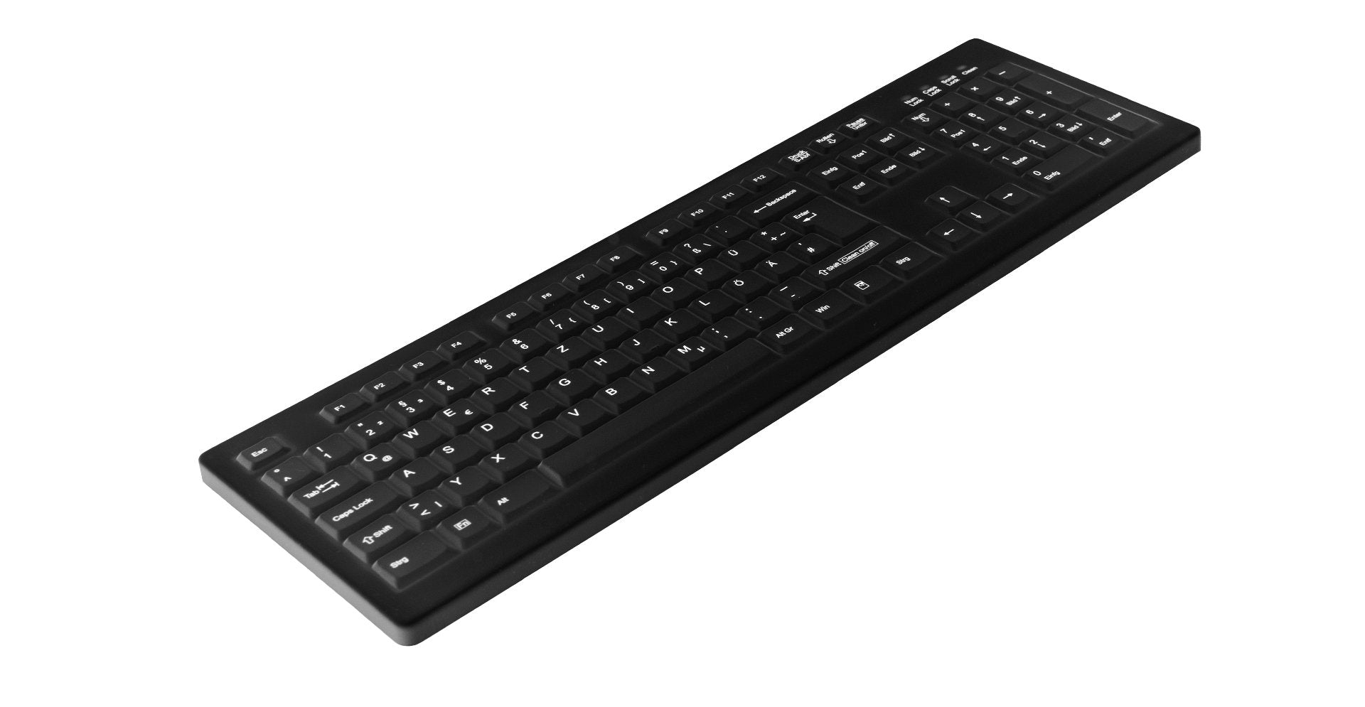 EAN 7061111071238 - Active Key AK-C8100 teclado Médico USB QWERTZ Alemán Negro imagen 1