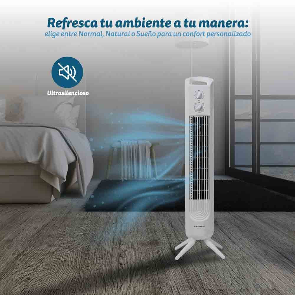 Ventilador De Torre Grunkel Tf-324l Bl 45w 3 Velocidades