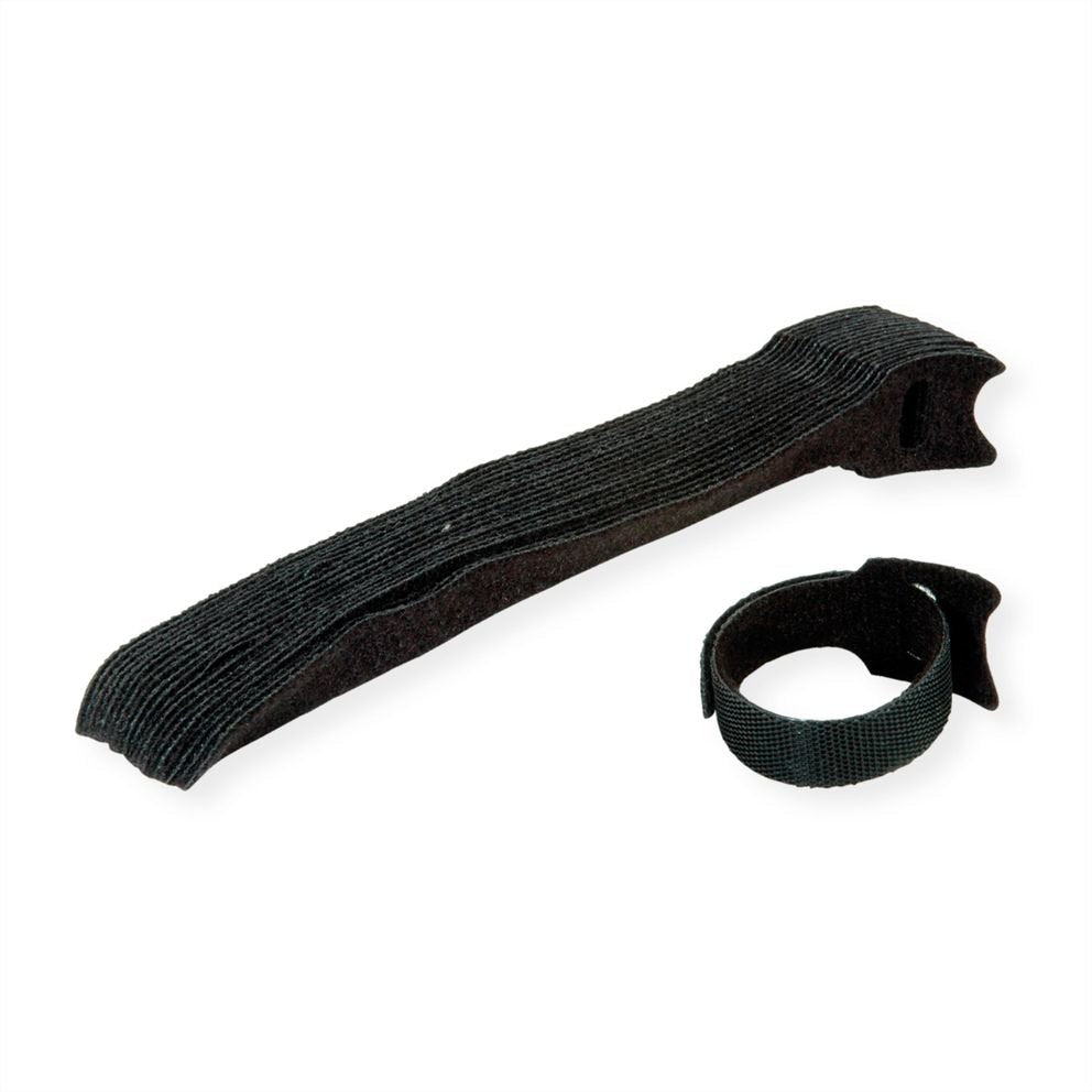 Value 25.99.5240 Presilla Bridas Adherentes Para Cables Negro 20 Pieza(S)