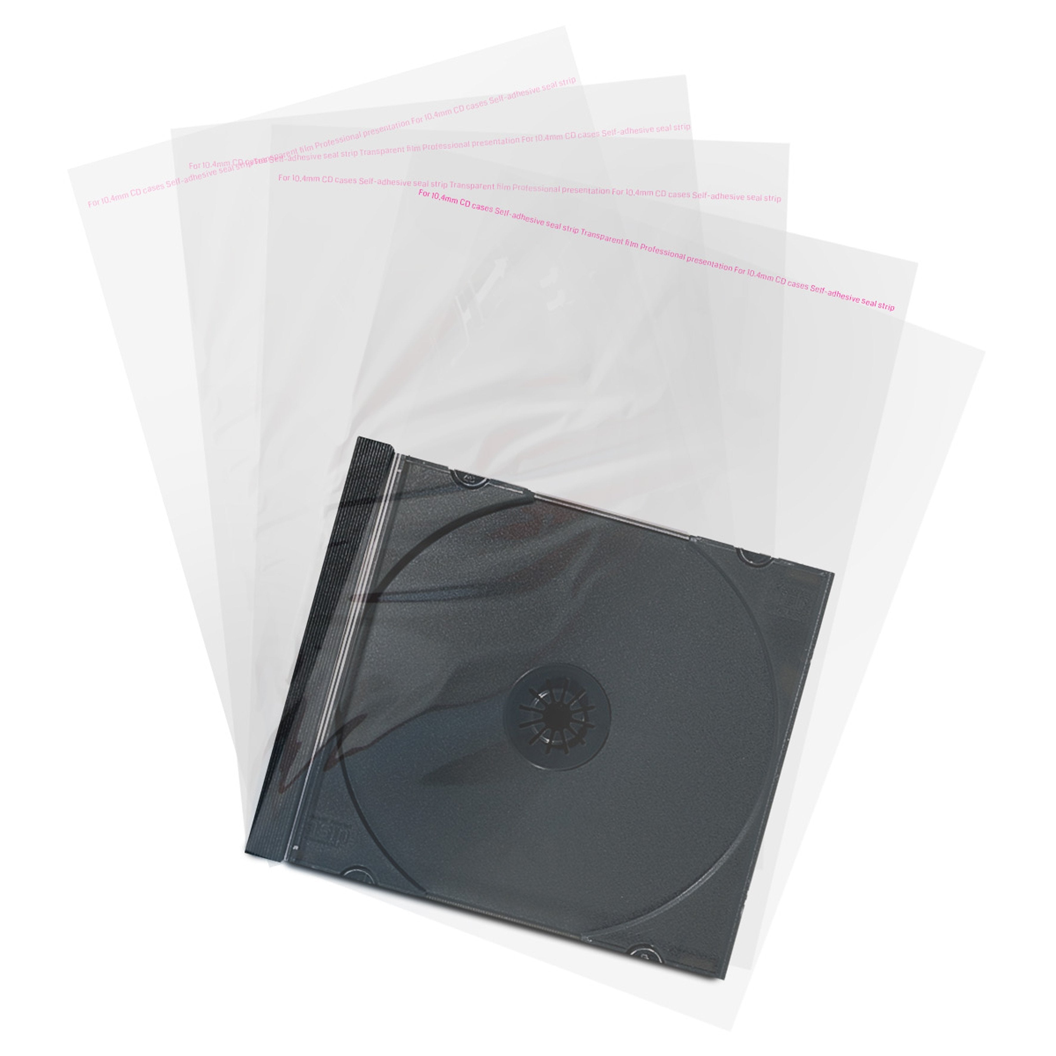 Mediarange Cd Hüllen 100pcs Folientaschen 10.4mm Transparentee