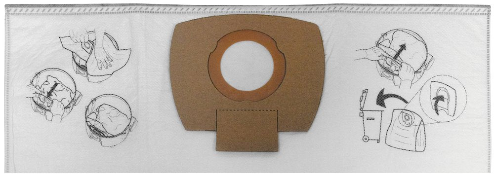 Makita Bolsa De Filtro P-72899, Clase L, Bolsas De Aspiradora P-72899