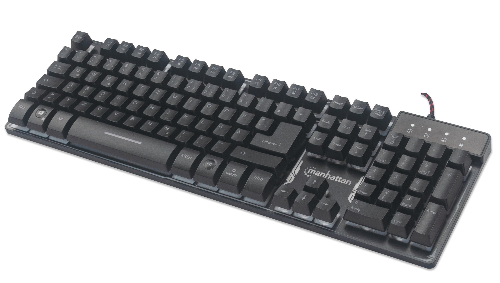 EAN 0766623178457 - Manhattan 178457 teclado Juego USB QWERTY Español Negro imagen 11