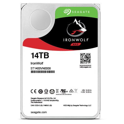 Disco Seagate 3.5" 14tb Ironwolf 7200rmp 6gb-S