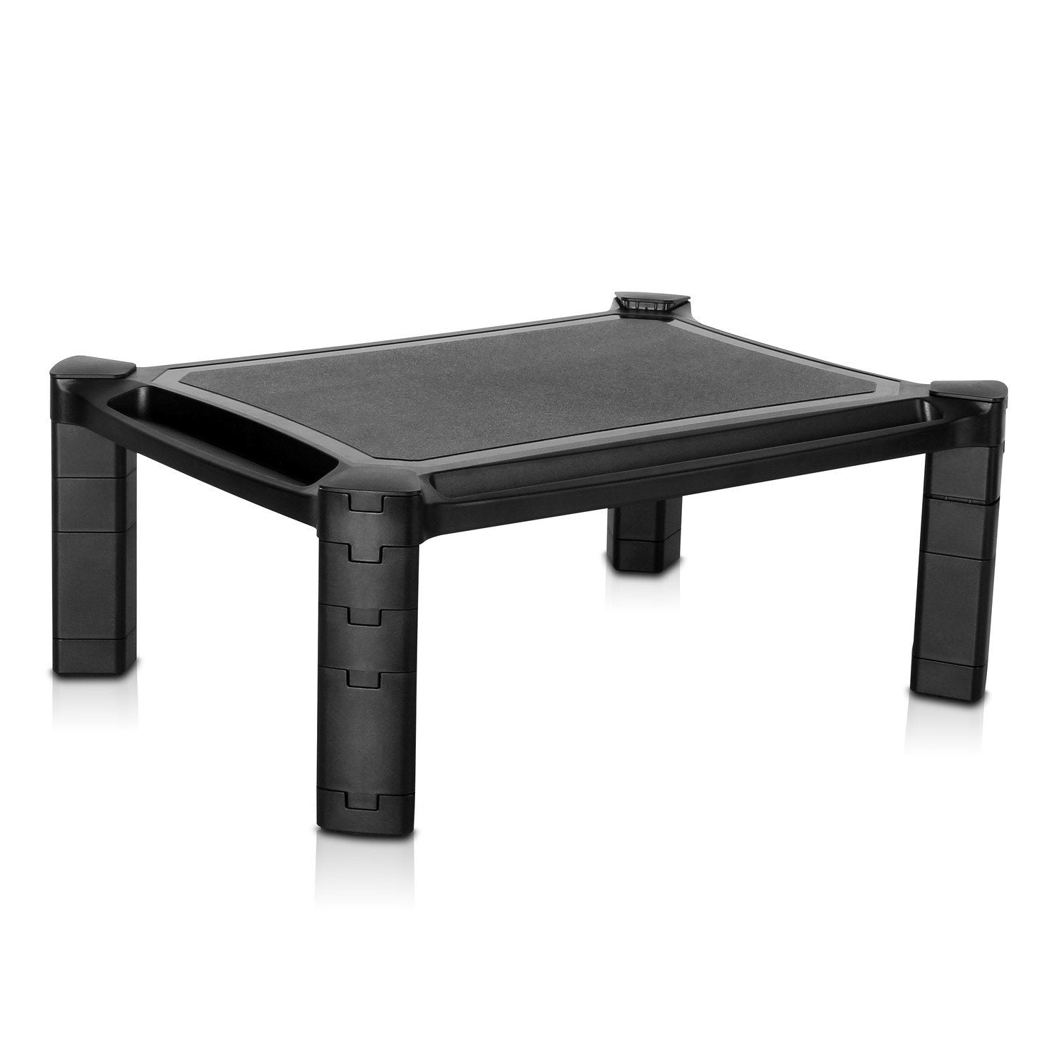 Height Adjustable Riser Stand Desk 435x330x168mm Black