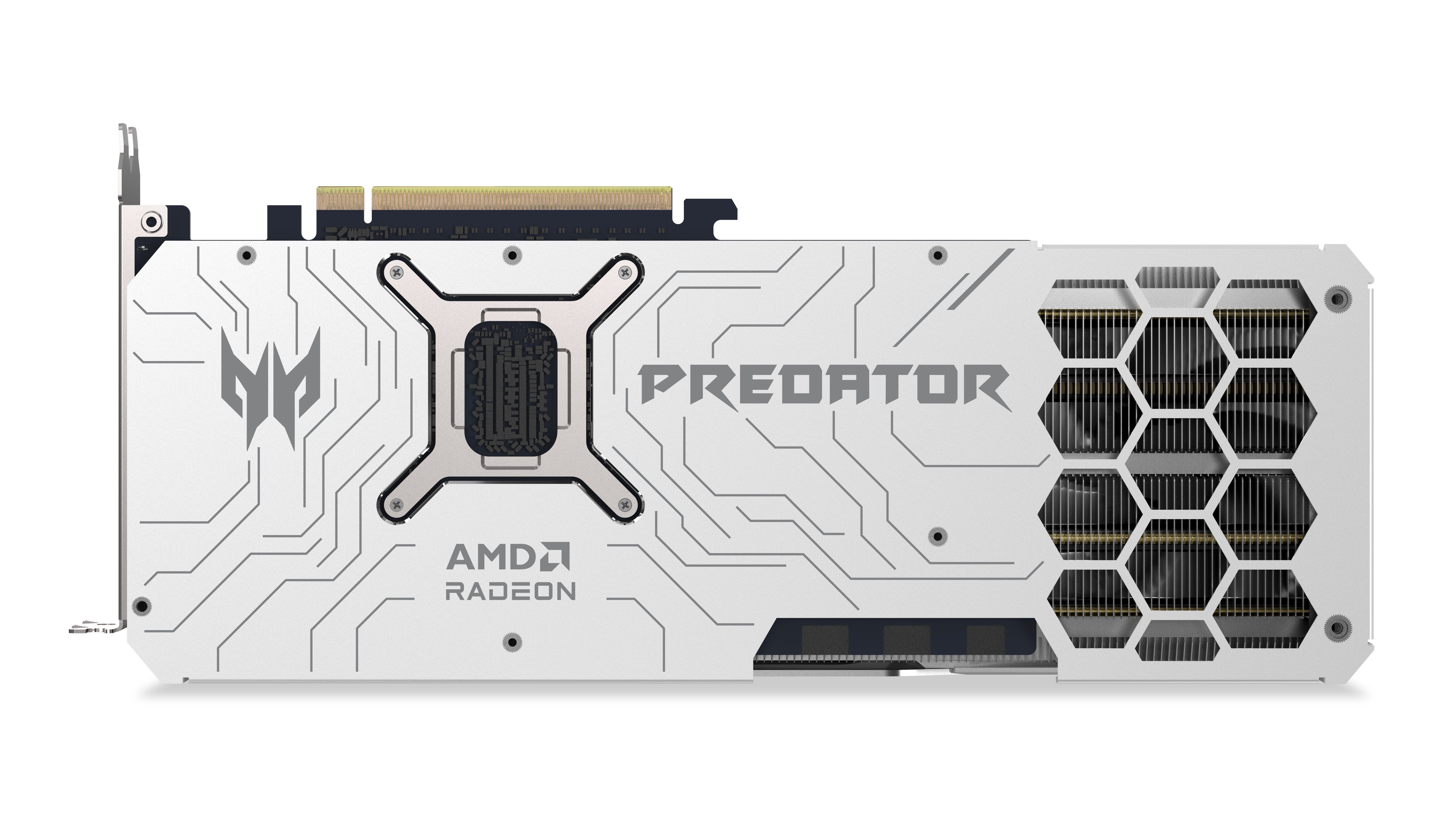 Acer Predator Bifrom Amd Rx9070 Xt Oc 16gb Blanco