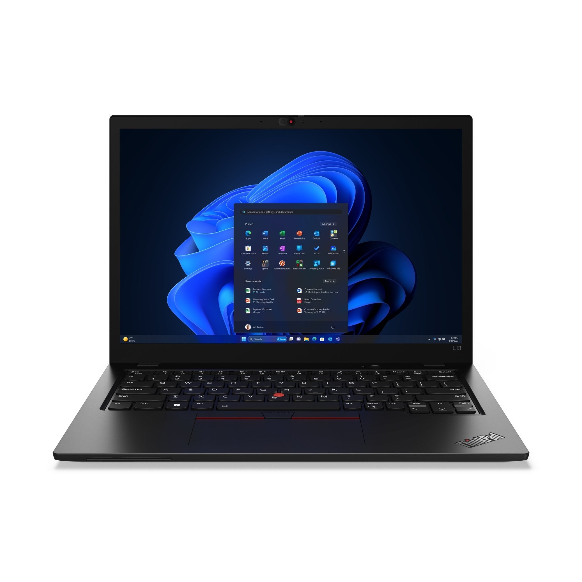 Portátil Lenovo Thinkpad L13 Gen 5 Ultra 7 155u 16gb 512gb Ssd 13.3" W11pro Upgradable To 4g 1año Premier Support + Co2 Offset