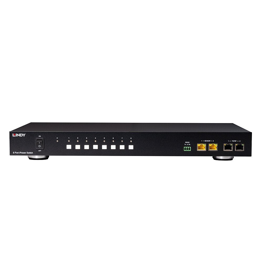 Lindy 8 Port Ipower Switch (32623) (Negro, Intelligente Pdu Mit 8 Mess- Und Schaltbaren Stroratóngängen) 32623
