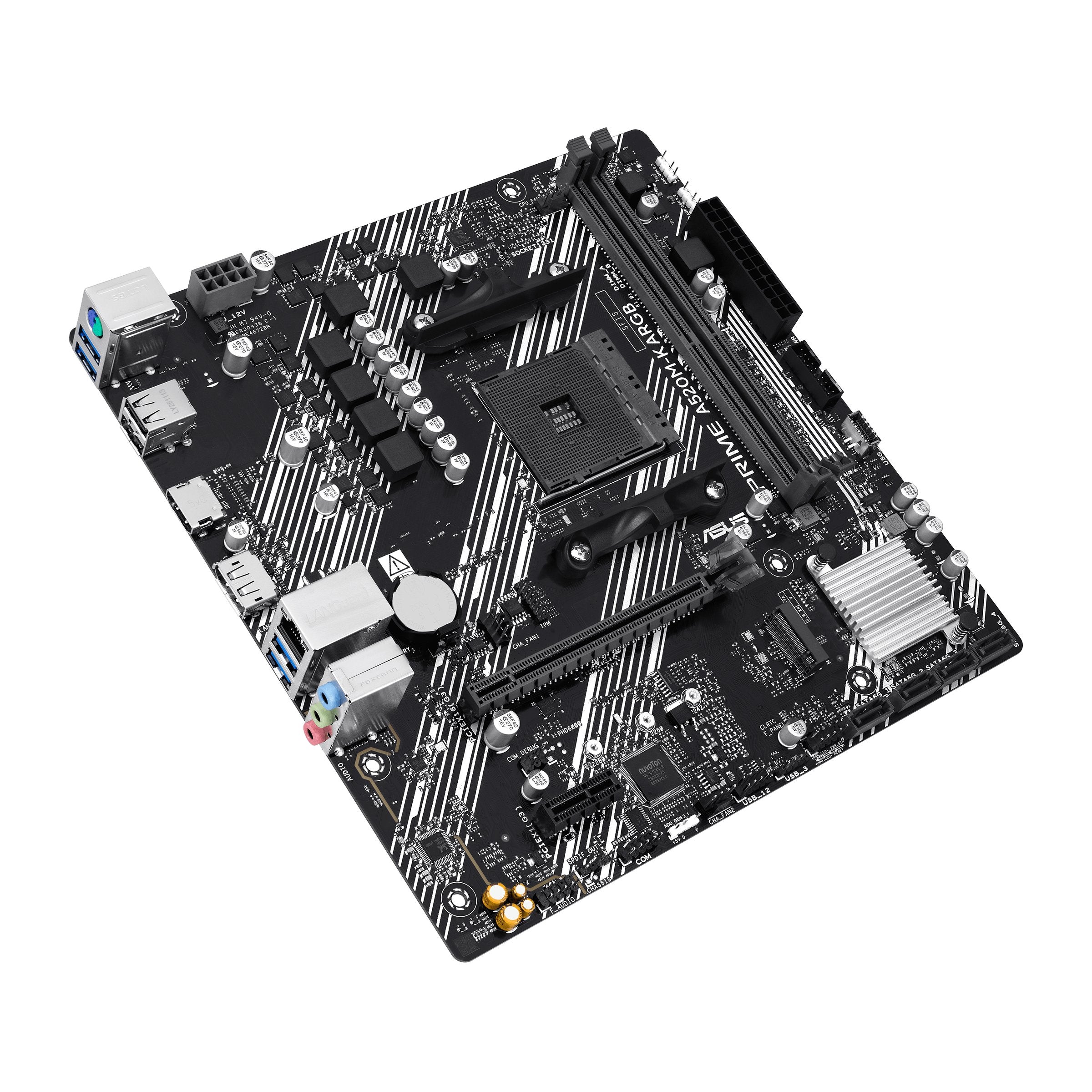 Placa Base Asus Prime A520m-K Argb Amd,Am4,Ddr4,Matx