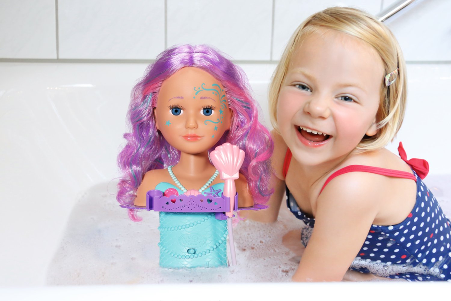 EAN 4001167830550 - BABY born Sister Styling Mermaid Head Muñeca de baño Multicolor imagen 29