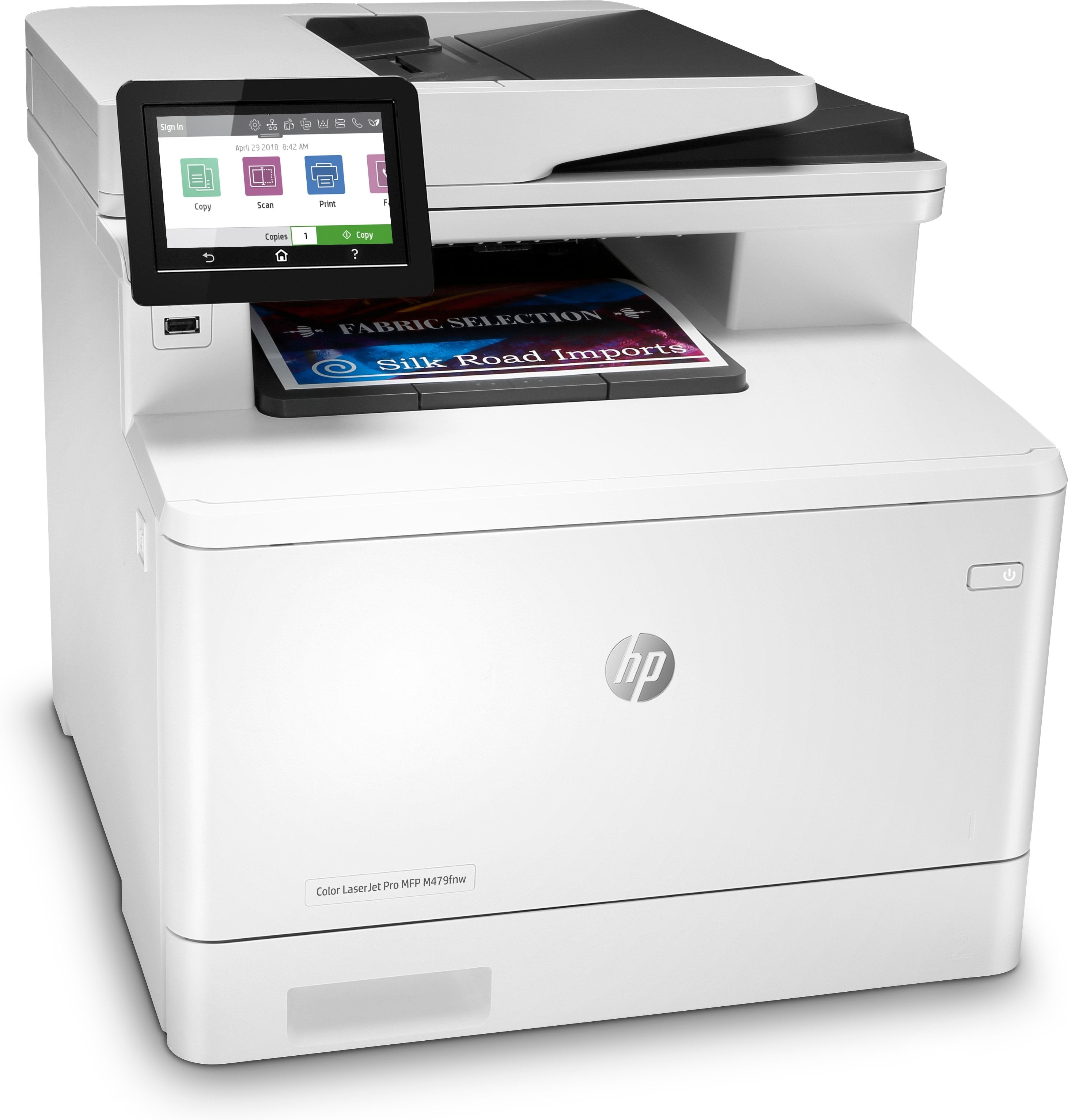 Multifunción Láser Color Hp Láserjet Pro M479fnw Wifi Fax Blanca