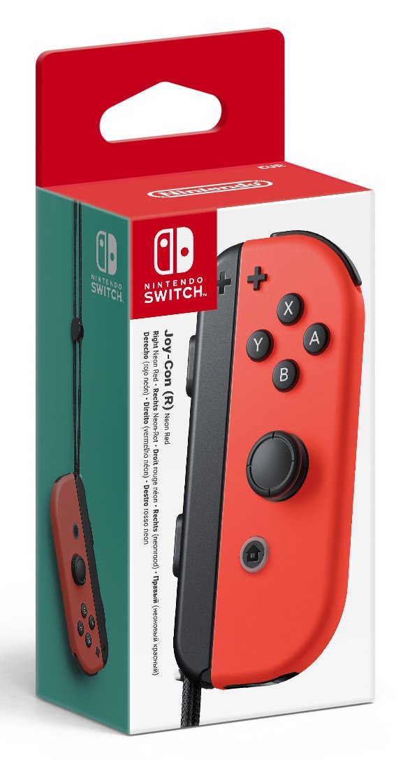 Nintendo Joy-Con (R) (Neon-Rojo) 10019748