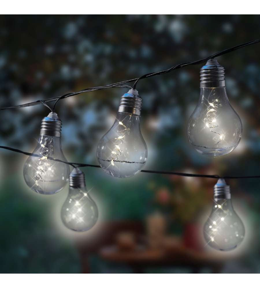 Guirnalda Exterior Bombilla Solar Micro Led