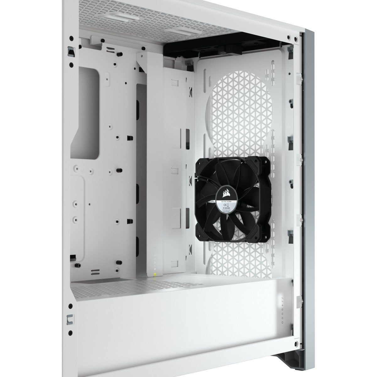 Caja Pc Corsair 4000d Airflow Midi Tower Blanco Corsair Crystal 4000d Airflow Mid-Tower Cristal Templado Blanca Cc-9011201-Ww