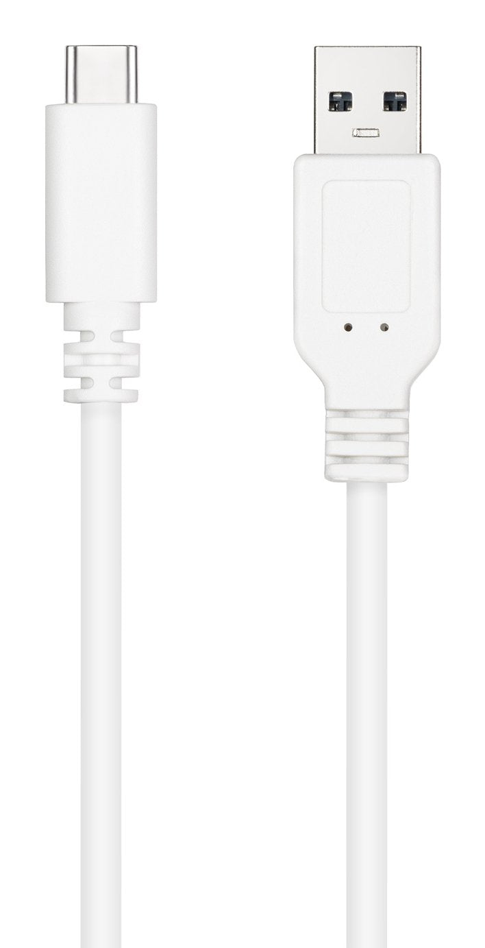 EAN 8433281014725 - Nanocable 10.01.2100-W cable USB USB 2.0 0,5 m USB C USB A imagen 2