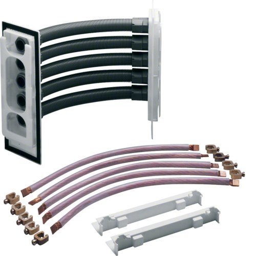 Hager Barras Colectoras-Eckverbinder Zm75s Universz Armario Armario 5p 35qmm Cu12x5