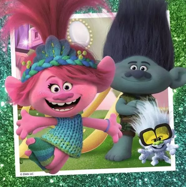 Ravensburger Puzzle Infantil Trolls 3 3x 49 Piezas 05713