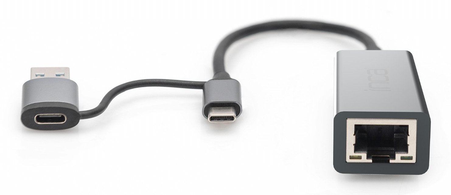 Inca Adaptador Iutp-01tx Ethernet > Usb Und Typ C Anschluss