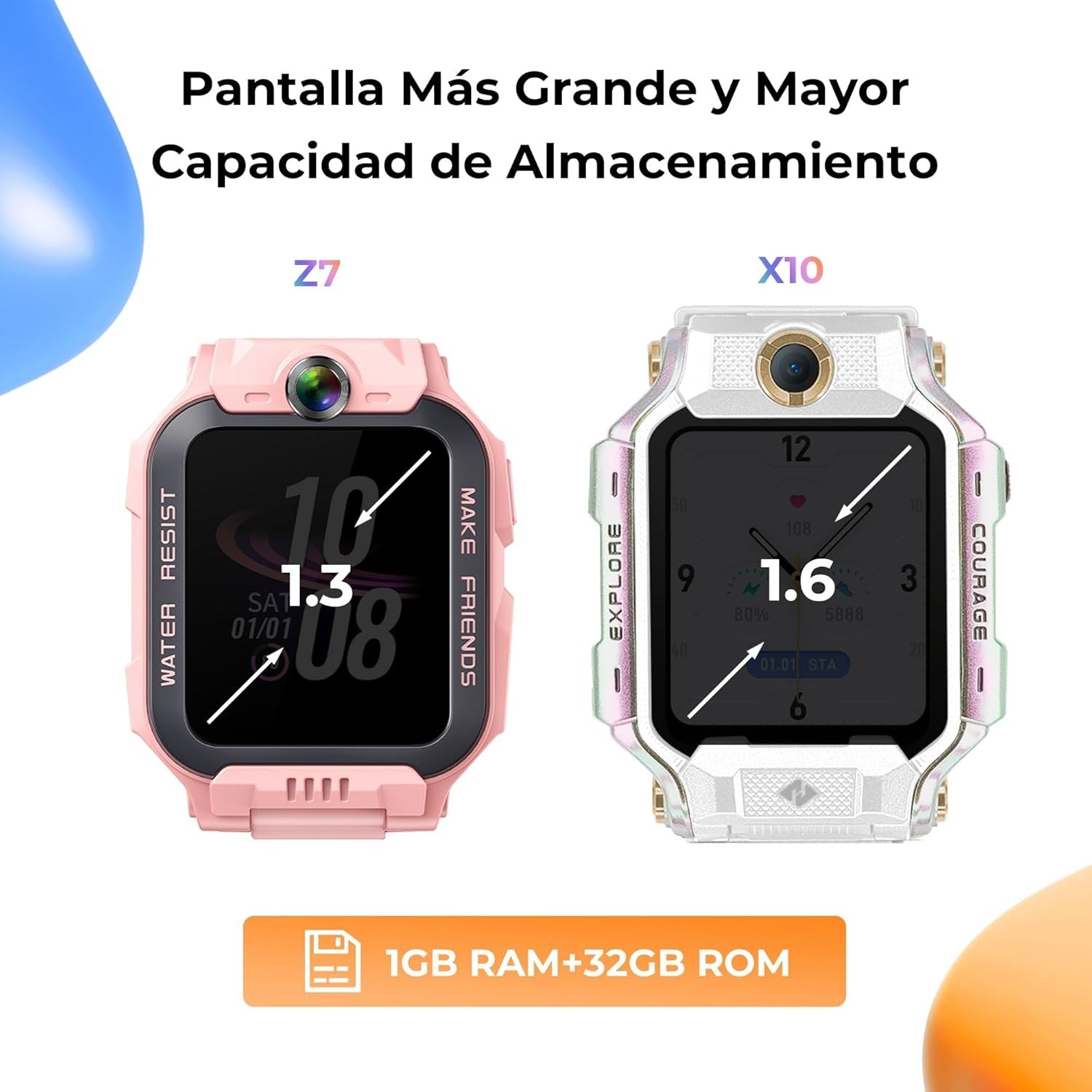 Imoo Watch Phone X10 Pink Kinder Smart-Watch